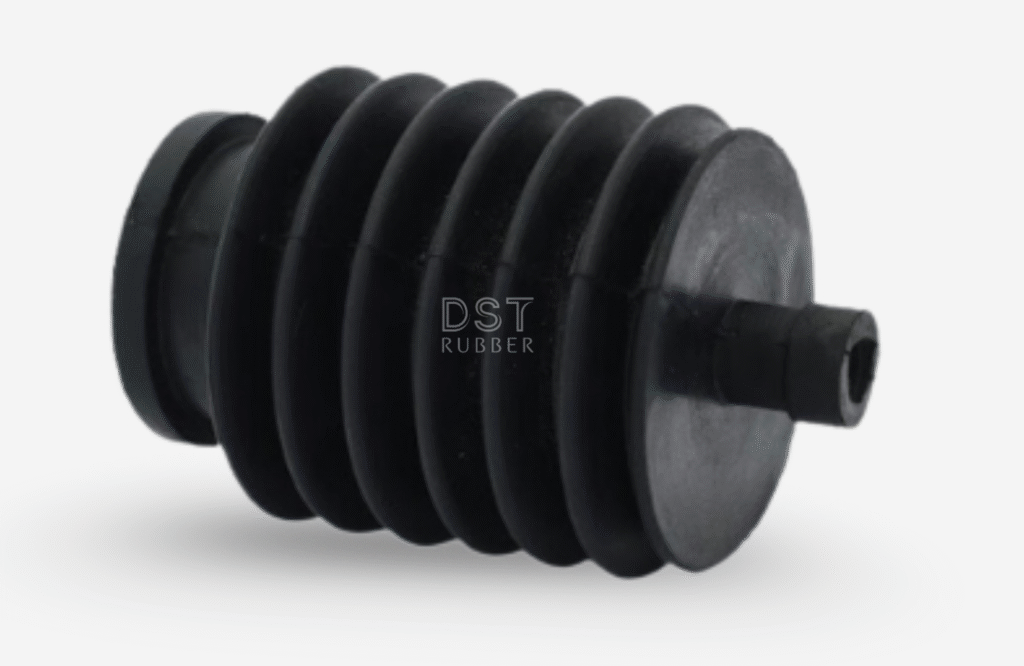 Rubber bellows for dust protection and flexible sealing – DST Rubber manufacturer in India