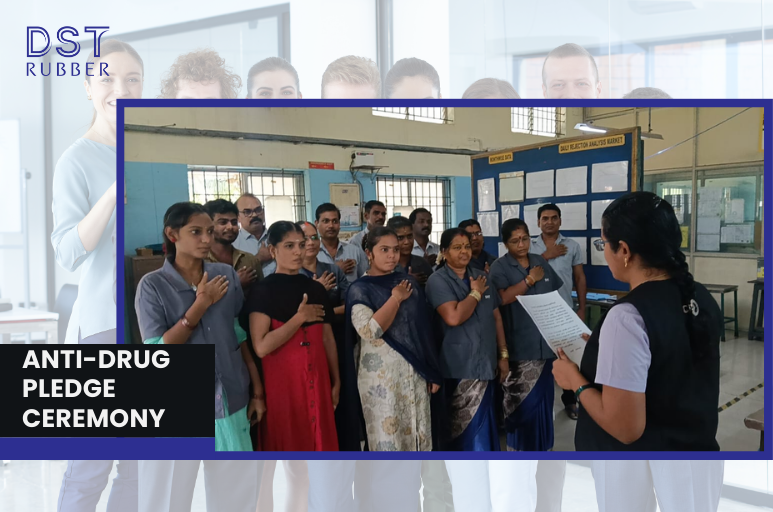 DS Techno Rubber Hosts Anti-Drug Pledge Ceremony: A Step Toward a Healthier Tomorrow
