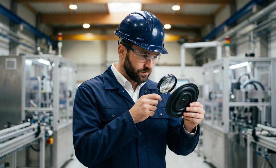 Custom rubber diaphragm manufacturer — DS Techno Rubber Chennai