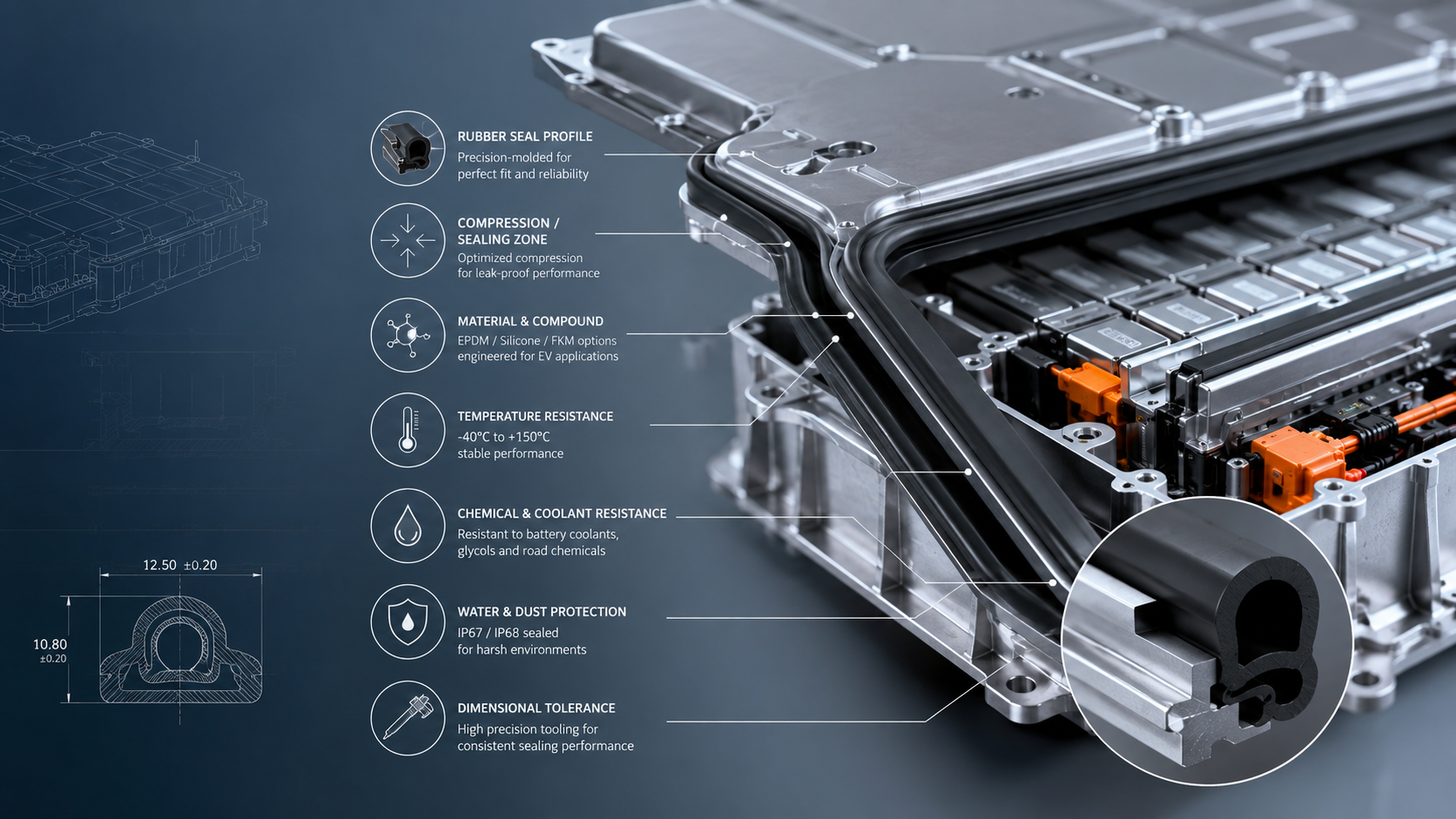 Why EV Manufacturers Are Rethinking Rubber Seal Specs for Battery Packs