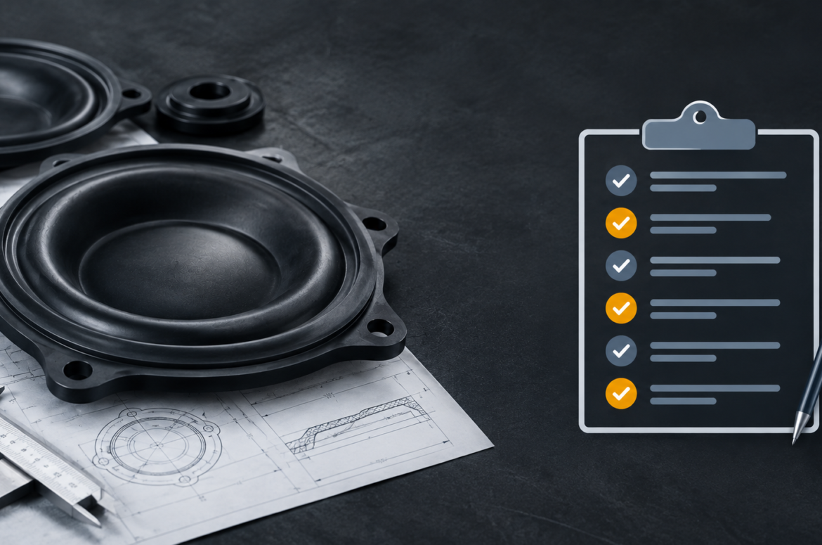 Procurement checklist for selecting a custom rubber diaphragm manufacturer